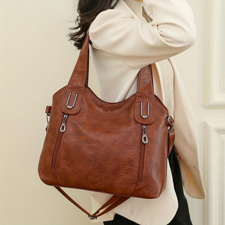Emma | Timeless and Familiar — Retro Leather Shoulder Bag
