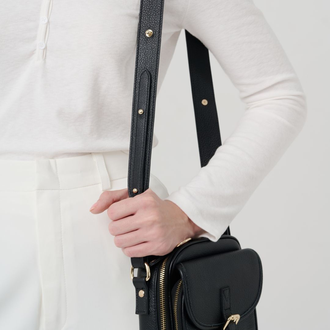 Raven Mini-Messenger - Taupe