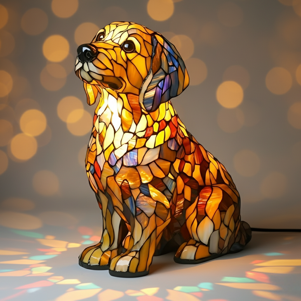 Lily of the Spiritual Golden Retriever Figurine