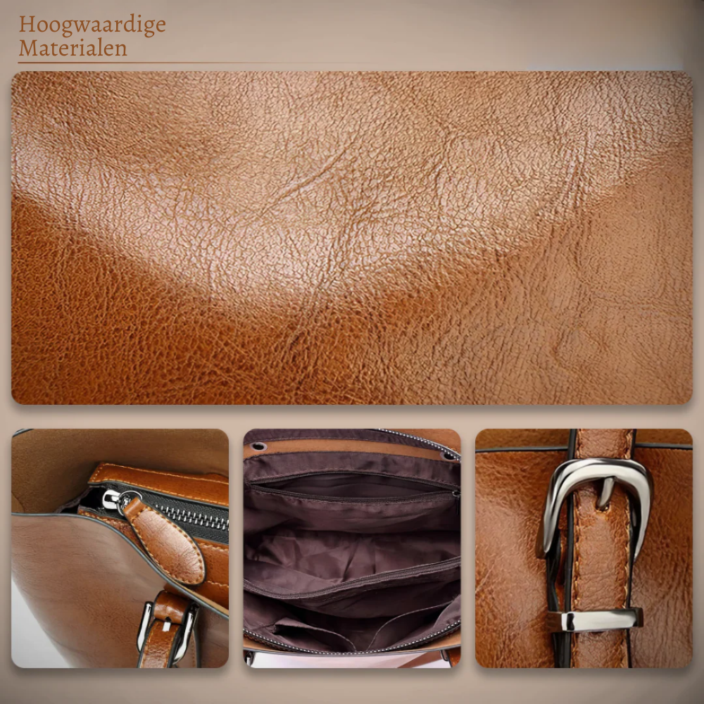 Nicole | Carry it all day — Leather Shoulder Bag