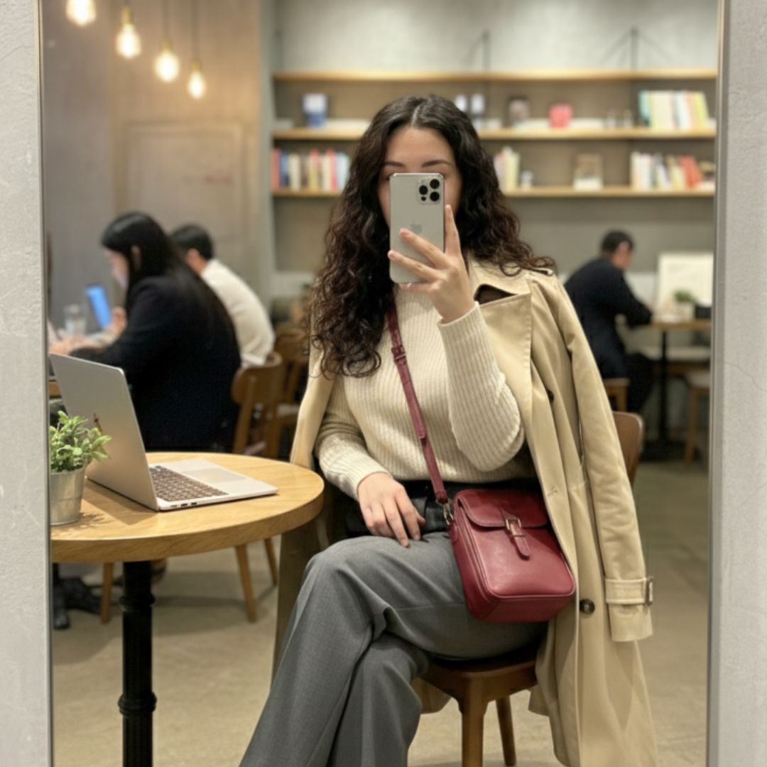 Sienna Mini-Messenger - Navy
