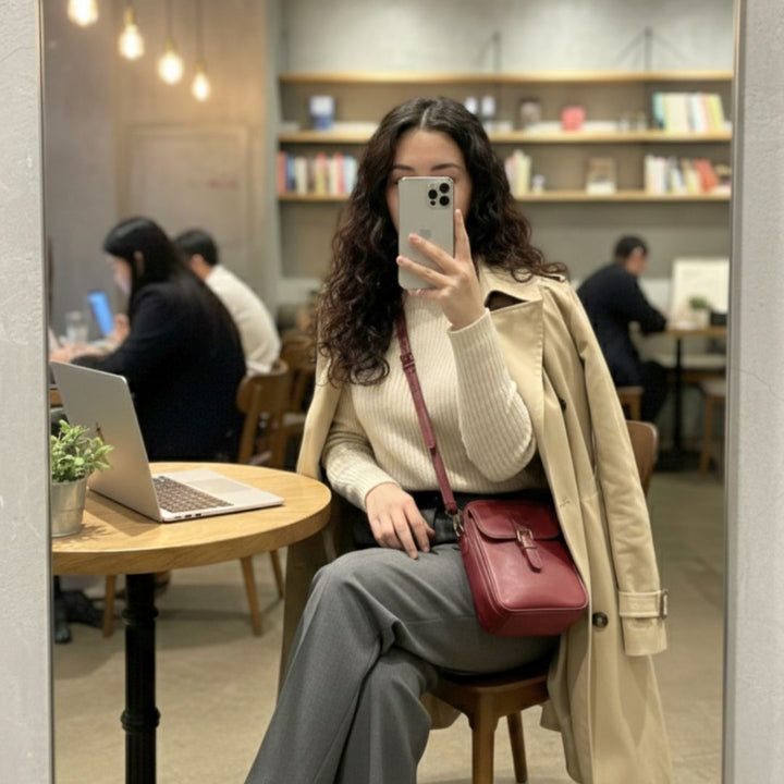 Sienna Mini-Messenger - Navy
