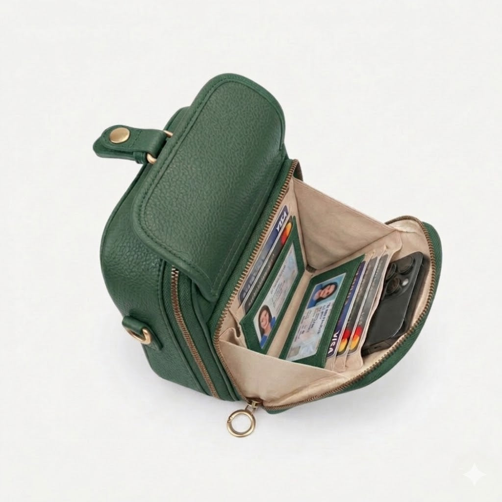Sienna Mini-Messenger - Navy