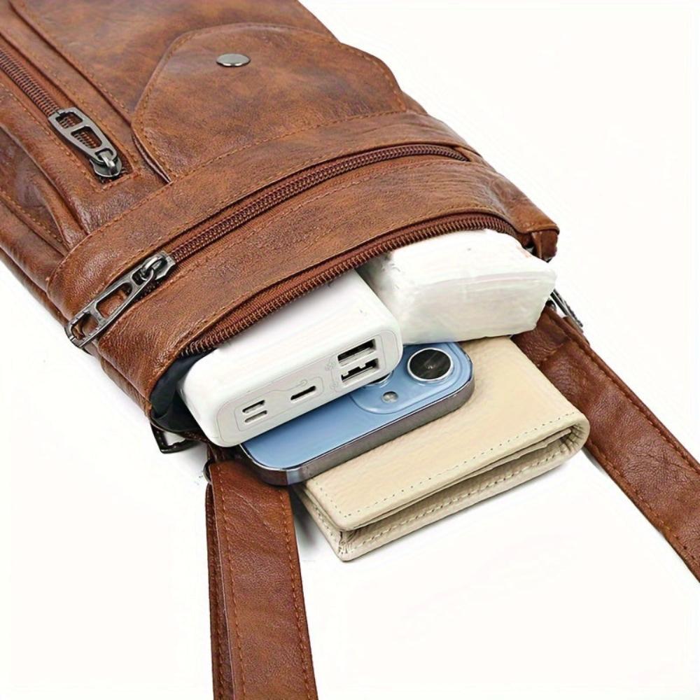 Lina | Vintage feel, daily comfort — Leather Shoulder Bag