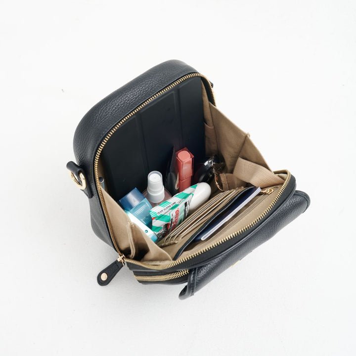 Raven Mini-Messenger - Taupe