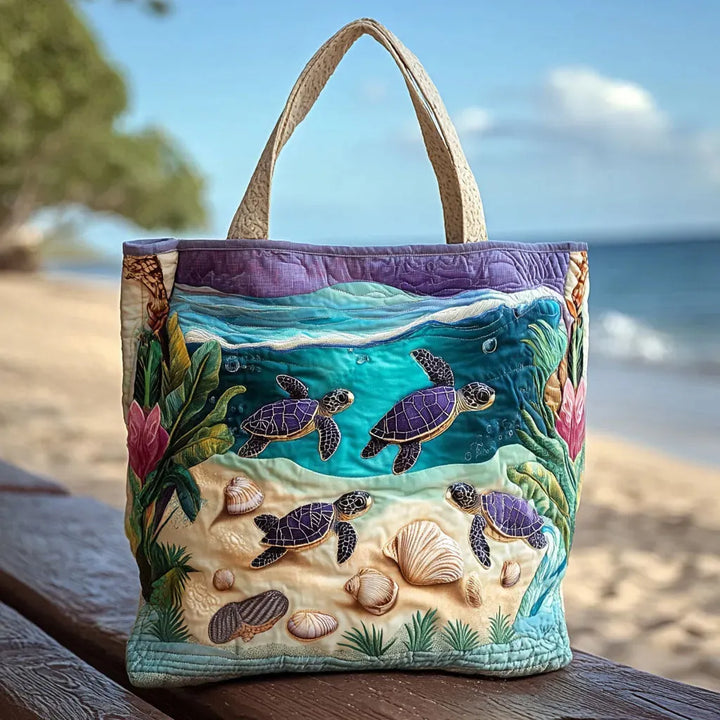 Quilted Tote - Spirit of the Lagoon