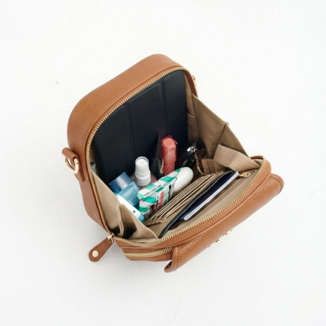 Raven Mini-Messenger - Taupe