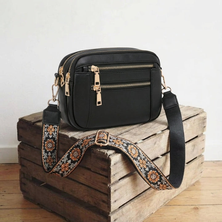 Isabella | Hands-free, everything in — Leather Crossbody Bag