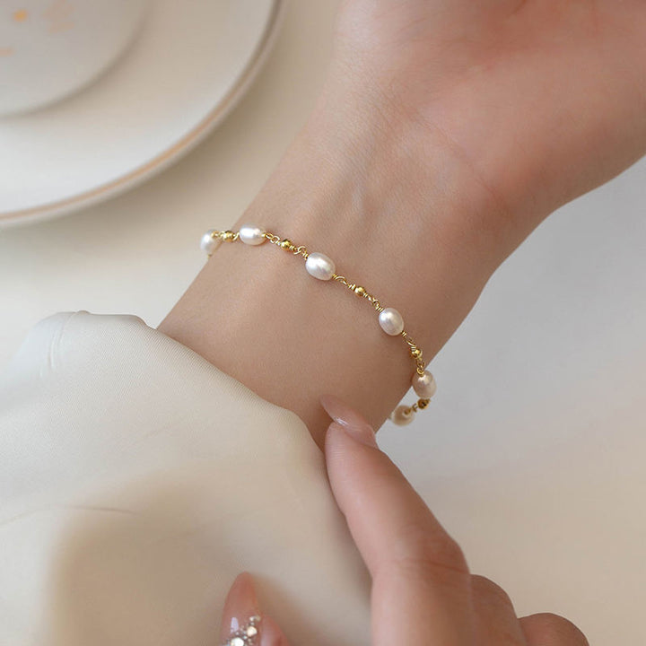 Baroque Pearl Strand Bracelet