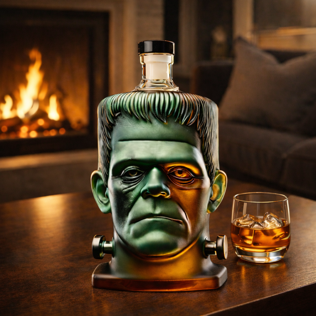 Whiskey Bottle - Frankenstein Edition