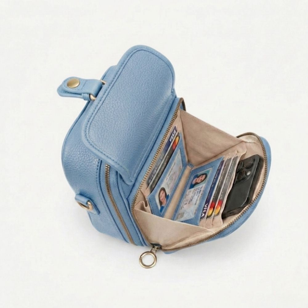 Sienna Mini-Messenger - Navy