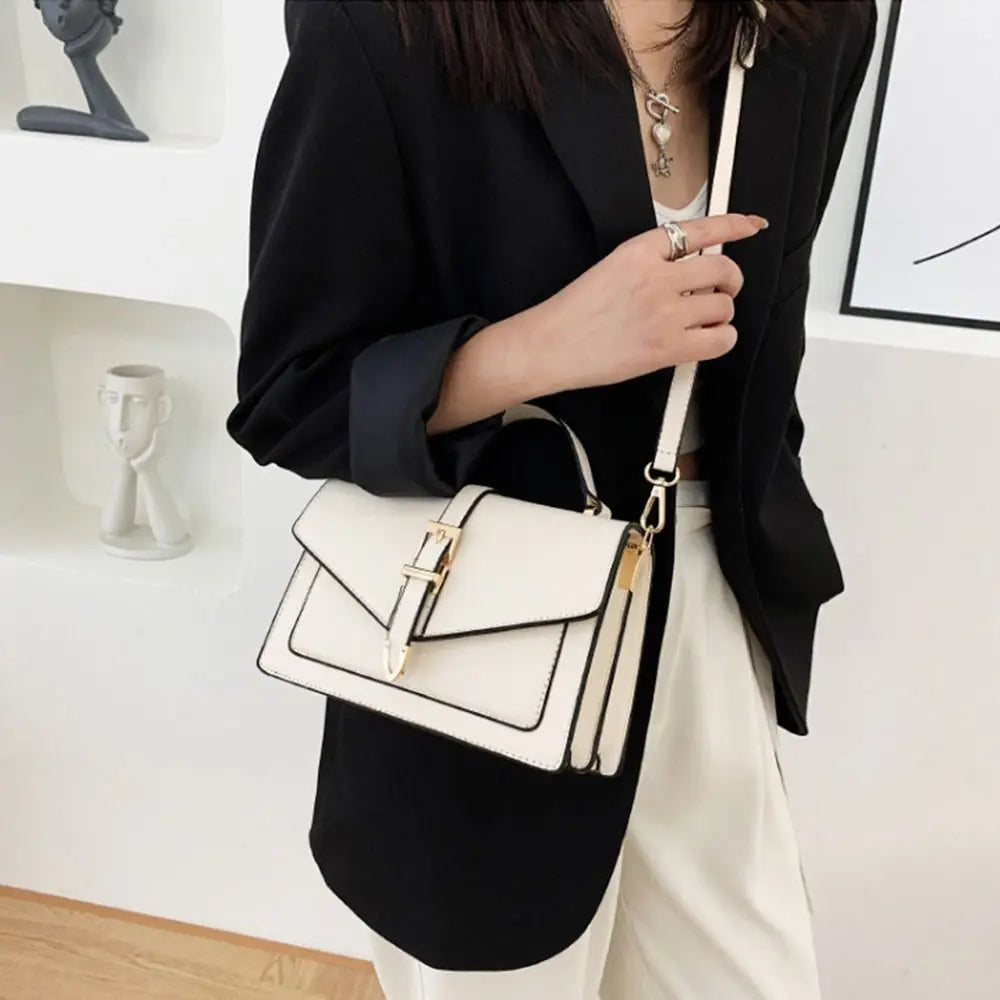 Lina | Never Search Again — Classic Leather Shoulder Bag