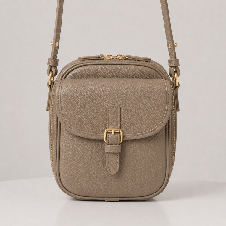 Raven Mini-Messenger - Taupe