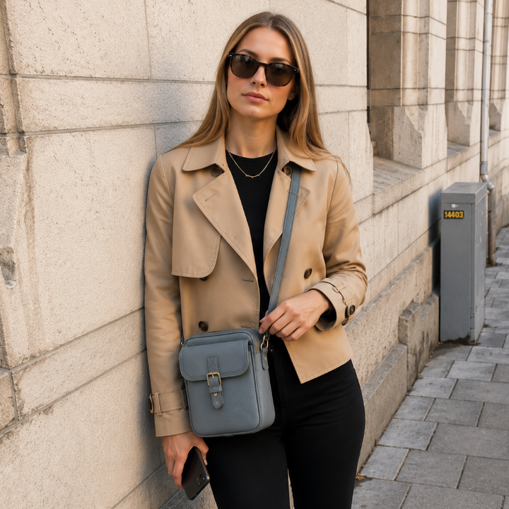 Sienna Mini-Messenger - Navy