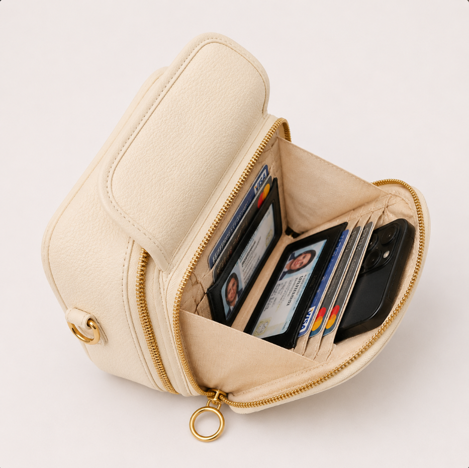 Sienna Mini-Messenger - Navy