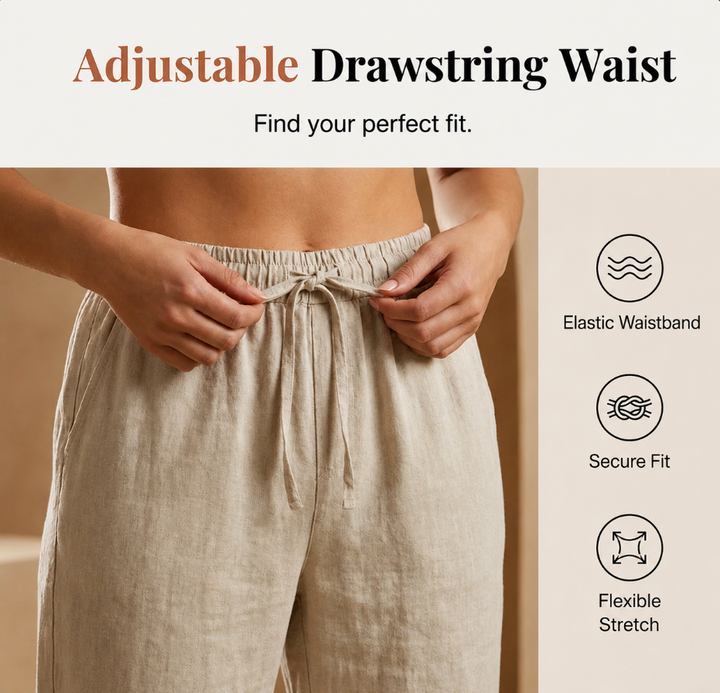 Laluna® | Cotton Linen Women's Shorts