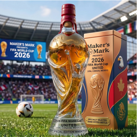 2026 FIFA World Cup Special Edition Whiskey Bottle