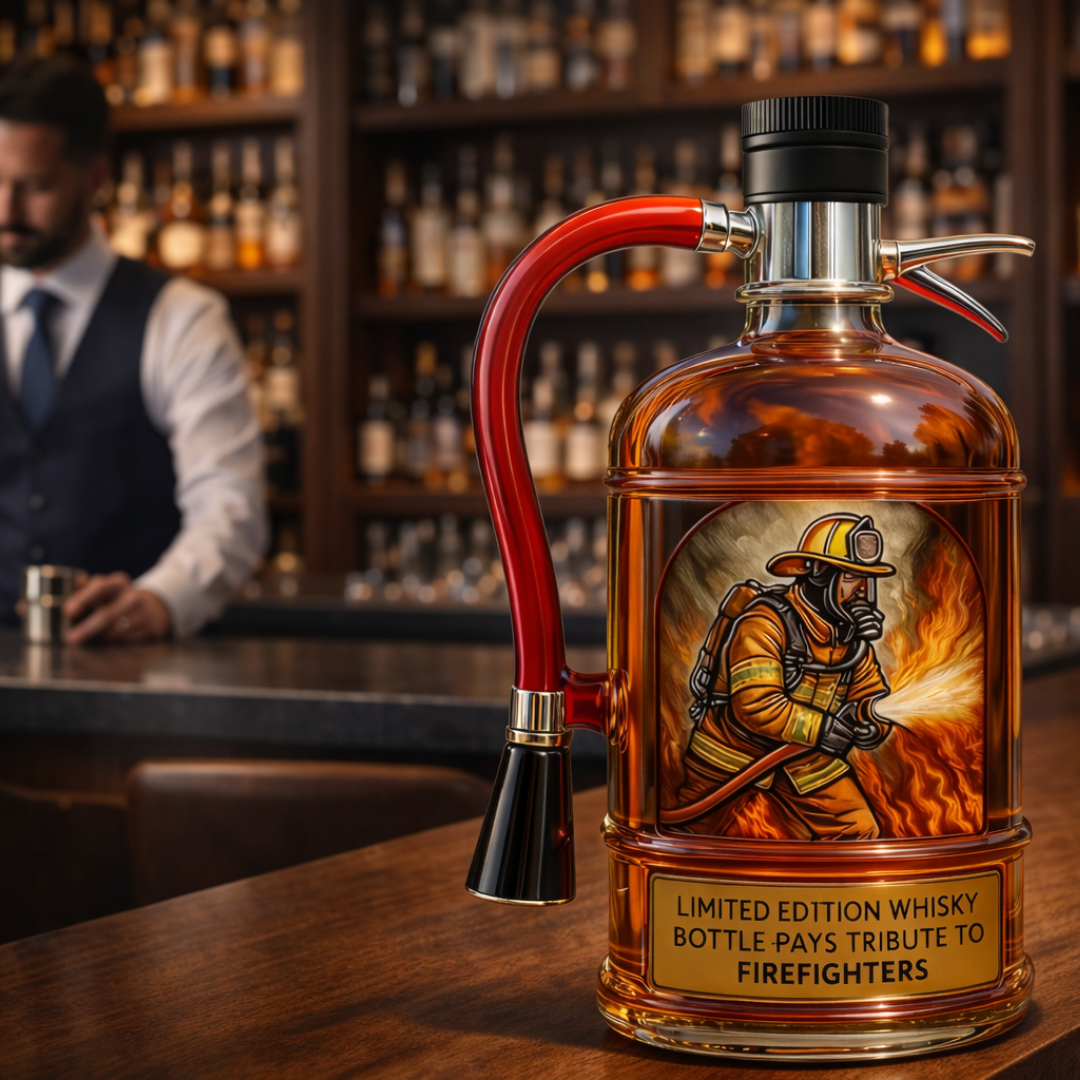 Whiskey Bottle - Fire Extinguisher Edition
