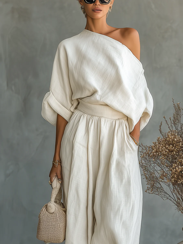 Mila™ | Two-Piece Set with Off-the-Shoulder Design