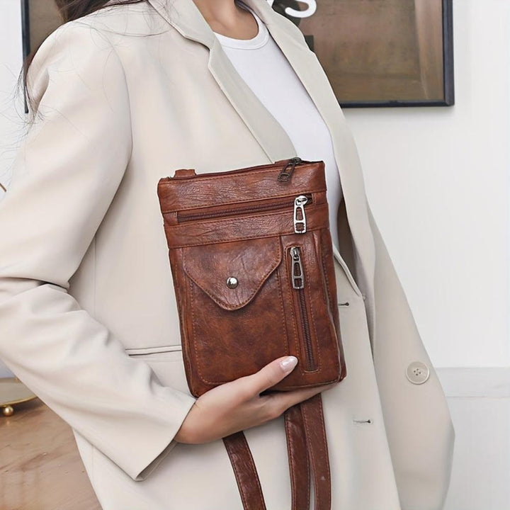 Lina | Vintage feel, daily comfort — Leather Shoulder Bag