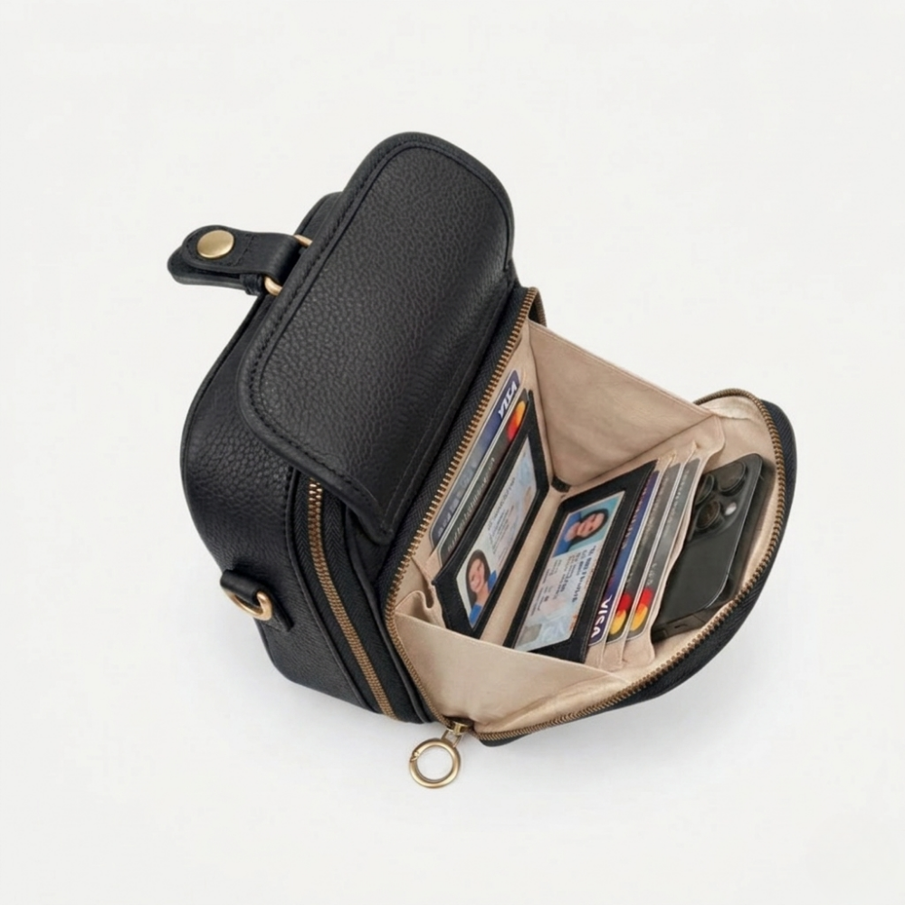 Sienna Mini-Messenger - Navy