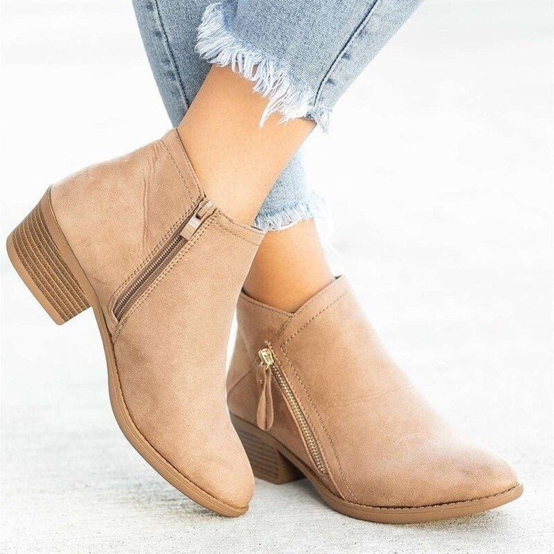 PREMIUM LADIES ORTHOPEDIC HEELED AUTUMN BOOTS 2025