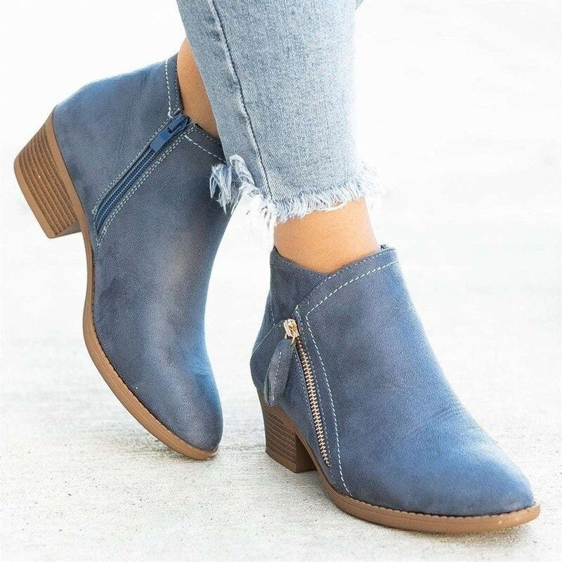 PREMIUM LADIES ORTHOPEDIC HEELED AUTUMN BOOTS 2025