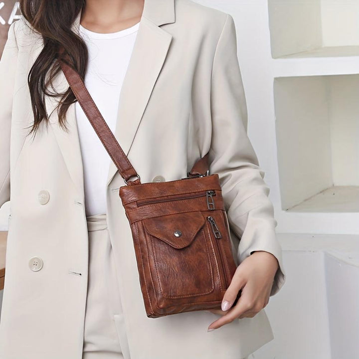 Lina | Vintage feel, daily comfort — Leather Shoulder Bag