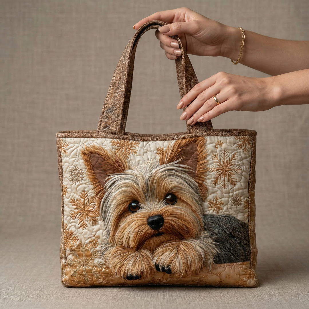Quilted Tote - Adorable Yorkshire
