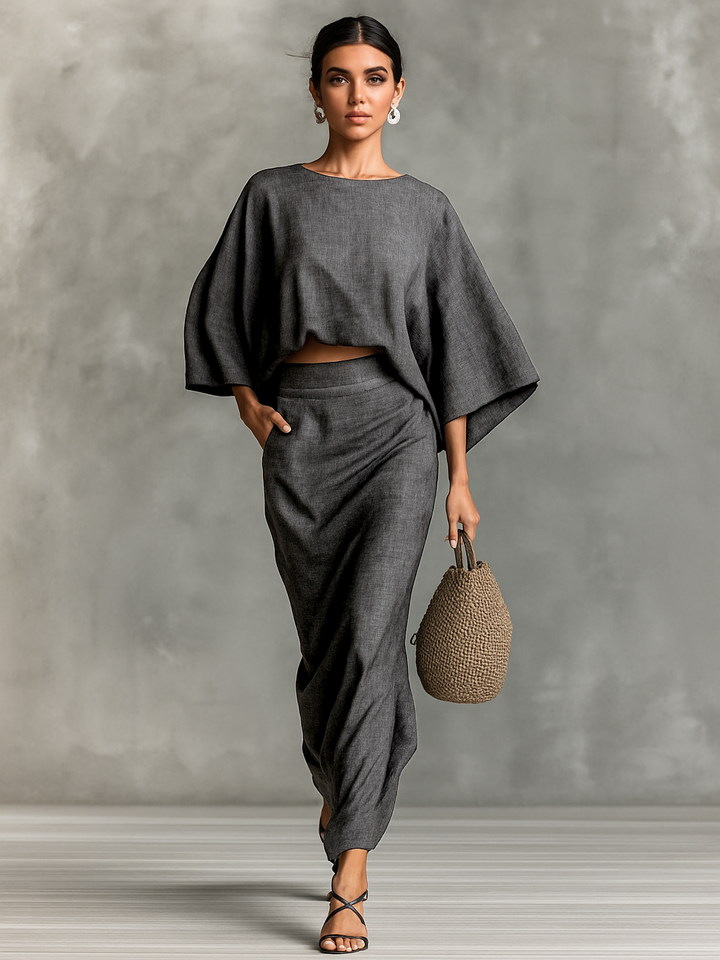 Lena | Two-Piece Cotton Linen Set