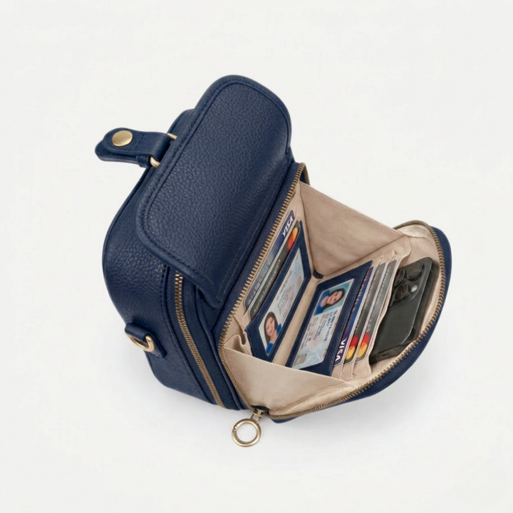 Sienna Mini-Messenger - Navy