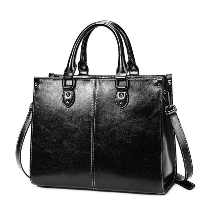 Elegant | From Work to Evening Out — Leather Tote Bag